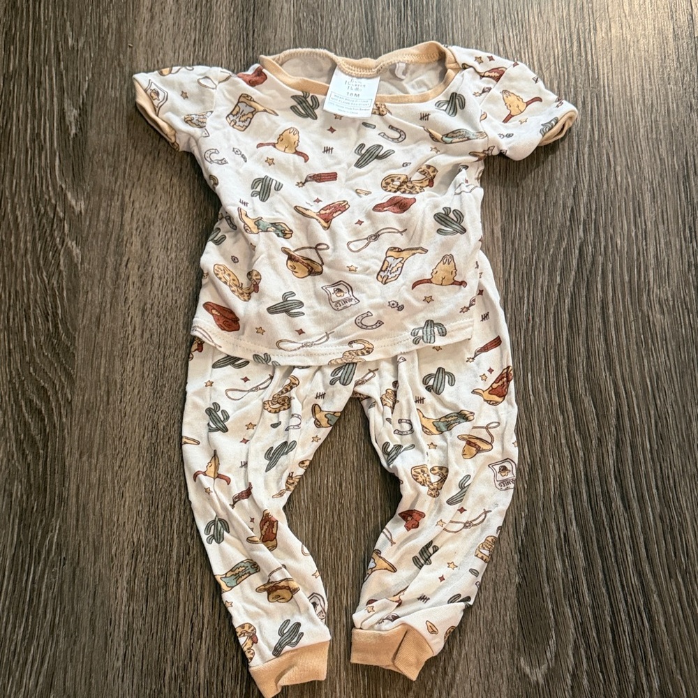 Adorable Cactus Print Baby Outfit